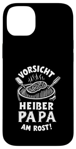 Heißer Papa Grillen Vatertag Spruch Für Männer Humor Familie Hülle für iPhone 14 Plus von Heißer Papa Grillen Vatertag Geschenk Familie