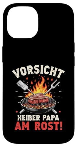 Heißer Papa Grillen Vatertag Spruch Für Männer Humor Familie Hülle für iPhone 14 von Heißer Papa Grillen Vatertag Geschenk Familie