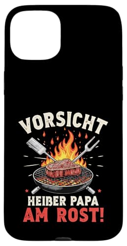 Heißer Papa Grillen Vatertag Spruch Für Männer Humor Familie Hülle für iPhone 15 Plus von Heißer Papa Grillen Vatertag Geschenk Familie