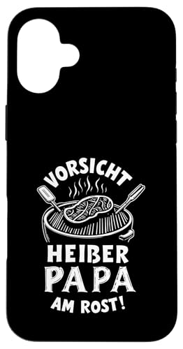 Heißer Papa Grillen Vatertag Spruch Für Männer Humor Familie Hülle für iPhone 16 Plus von Heißer Papa Grillen Vatertag Geschenk Familie