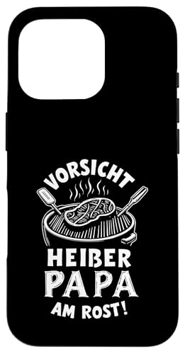 Heißer Papa Grillen Vatertag Spruch Für Männer Humor Familie Hülle für iPhone 16 Pro von Heißer Papa Grillen Vatertag Geschenk Familie