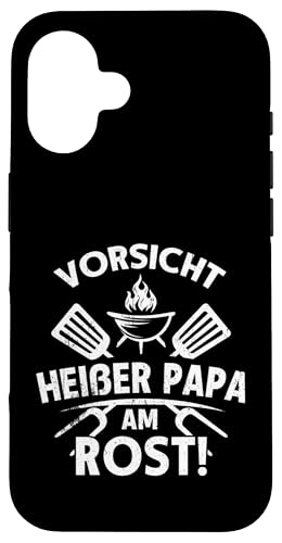 Heißer Papa Grillen Vatertag Spruch Für Männer Humor Familie Hülle für iPhone 16 Heißer Papa Grillen Vatertag Spruch Für Männer Humor Familie Hülle für iPhone 16 von Heißer Papa Grillen Vatertag Geschenk Familie