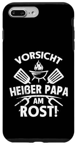 Heißer Papa Grillen Vatertag Spruch Für Männer Humor Familie Hülle für iPhone 7 Plus/8 Plus von Heißer Papa Grillen Vatertag Geschenk Familie