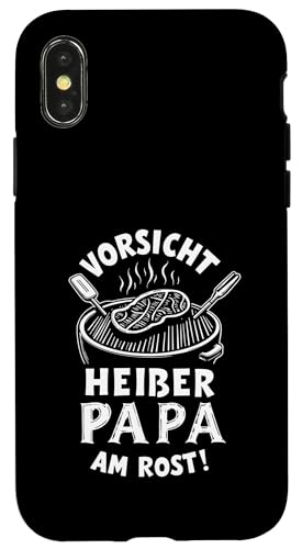 Heißer Papa Grillen Vatertag Spruch Für Männer Humor Familie Hülle für iPhone X/XS Heißer Papa Grillen Vatertag Spruch Für Männer Humor Familie Hülle für iPhone X/XS von Heißer Papa Grillen Vatertag Geschenk Familie