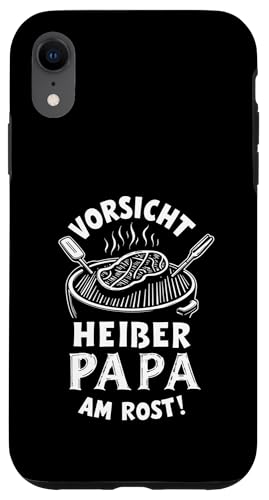 Heißer Papa Grillen Vatertag Spruch Für Männer Humor Familie Hülle für iPhone XR von Heißer Papa Grillen Vatertag Geschenk Familie