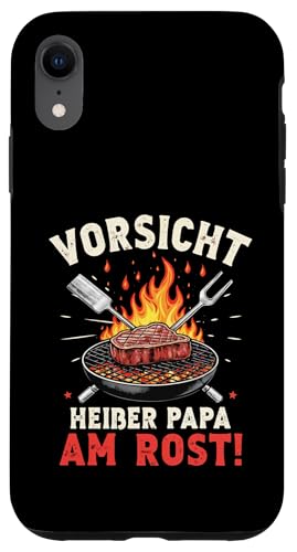 Heißer Papa Grillen Vatertag Spruch Für Männer Humor Familie Hülle für iPhone XR von Heißer Papa Grillen Vatertag Geschenk Familie