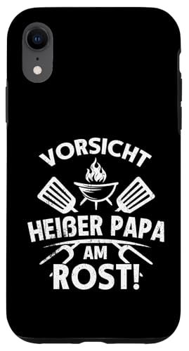 Heißer Papa Grillen Vatertag Spruch Für Männer Humor Familie Hülle für iPhone XR Heißer Papa Grillen Vatertag Spruch Für Männer Humor Familie Hülle für iPhone XR von Heißer Papa Grillen Vatertag Geschenk Familie