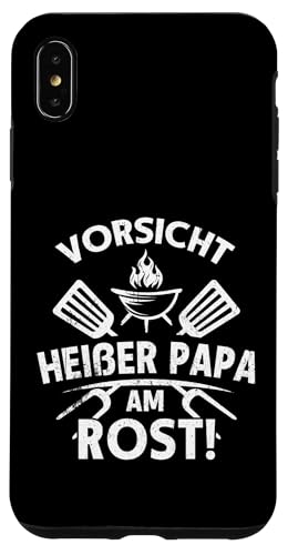 Heißer Papa Grillen Vatertag Spruch Für Männer Humor Familie Hülle für iPhone XS Max von Heißer Papa Grillen Vatertag Geschenk Familie