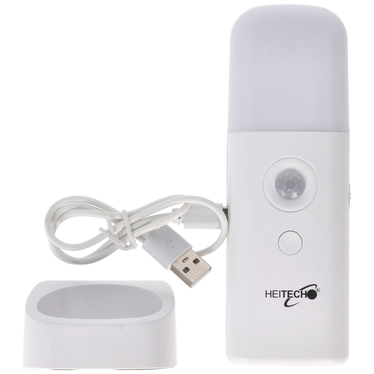 LED Orientierungsleuchte und Taschenlampe, 2-in-1 Funktion, aufladbare LED-Leuchte, mit Bewegungsmelder, aufladbar über USB-C Anschluss LED Orientierungsleuchte und Taschenlampe, 2-in-1 Funktion, aufladbare LED-Leuchte, mit Bewegungsmelder, aufladbar über USB-C Anschluss von Heitech