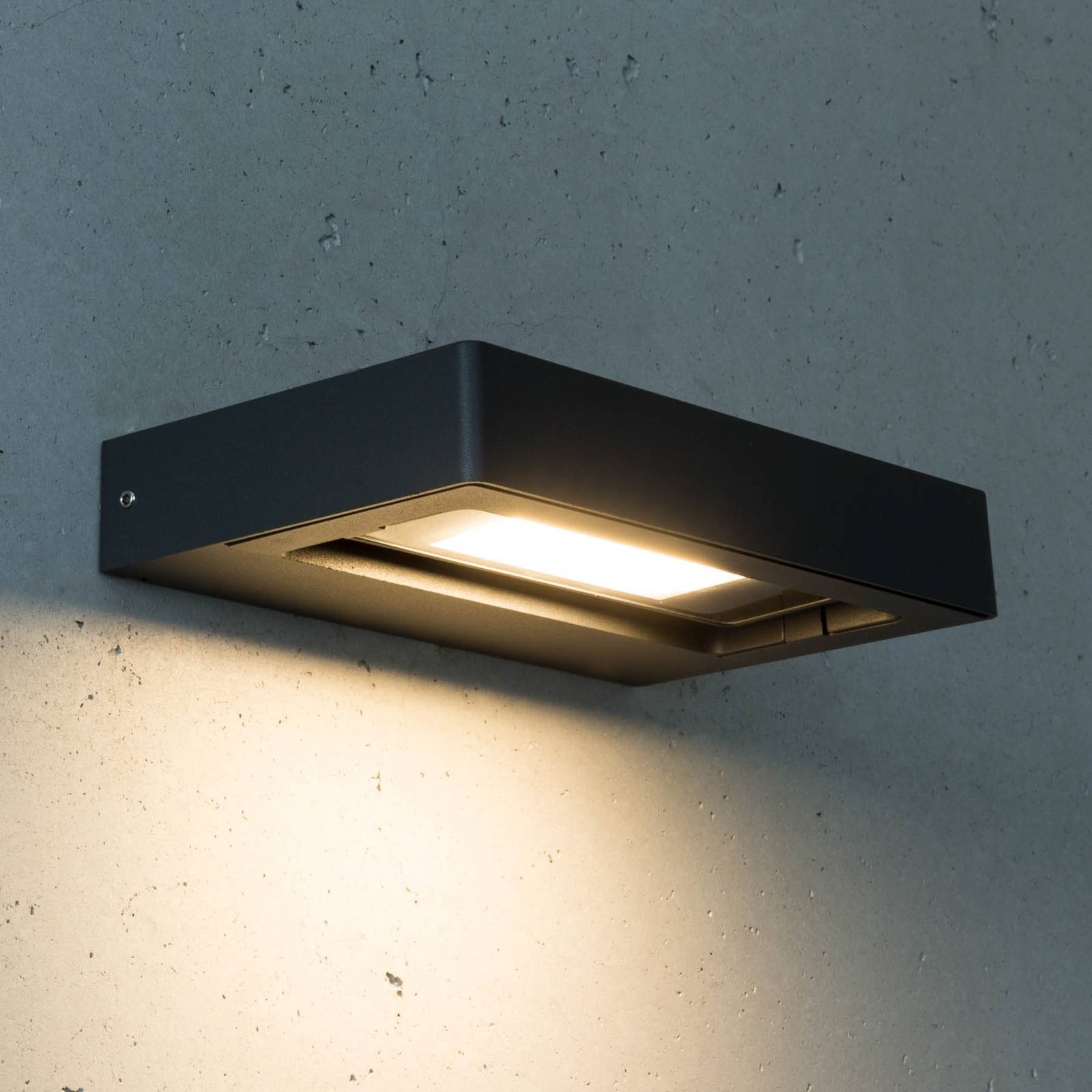 Cordoba - schwenkbare LED-Außenwandlampe von Heitronic