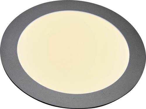 Heitronic 27636 LED-Panel 12W Warmweiß Silber von Heitronic