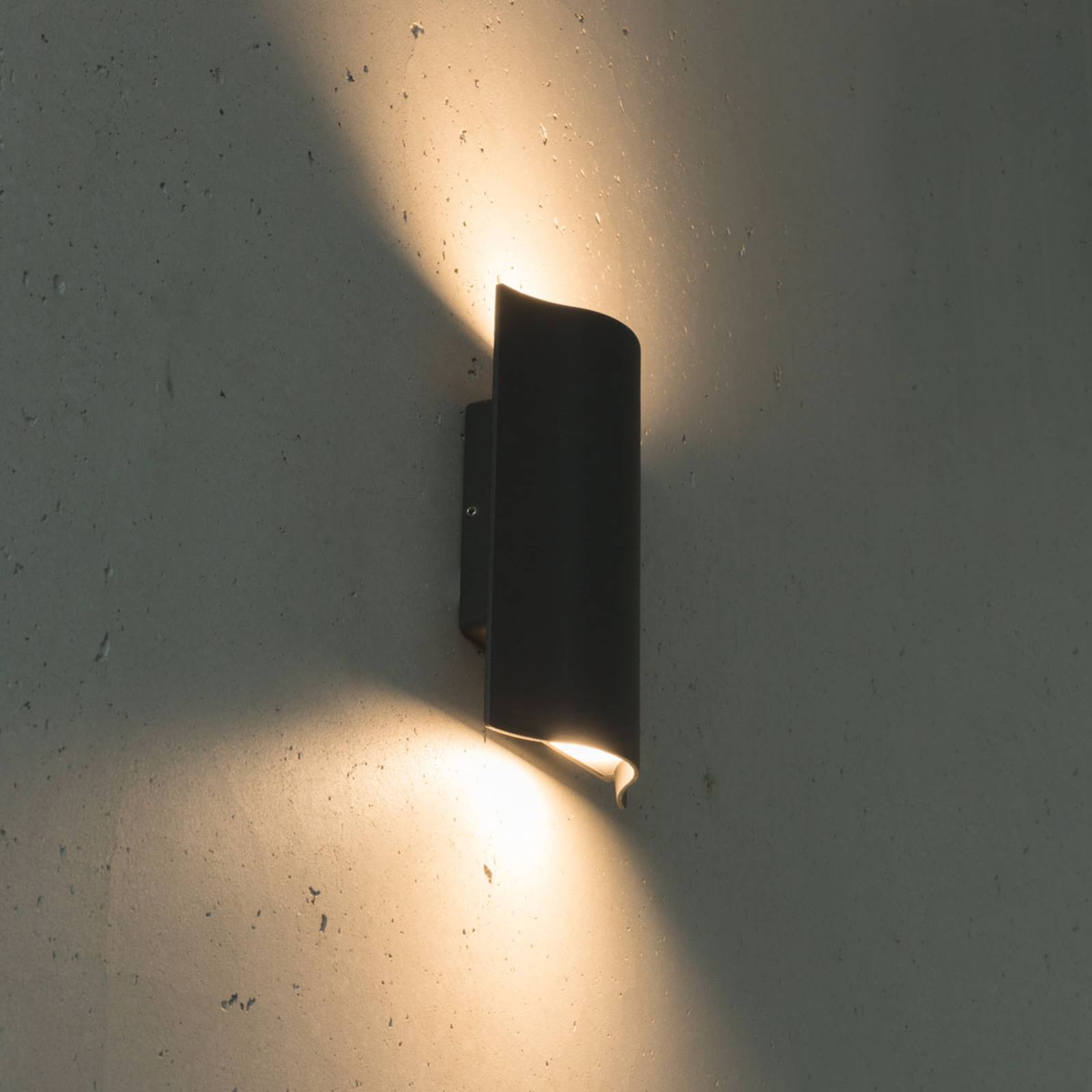 LED-Außenwandlampe Laola von Heitronic