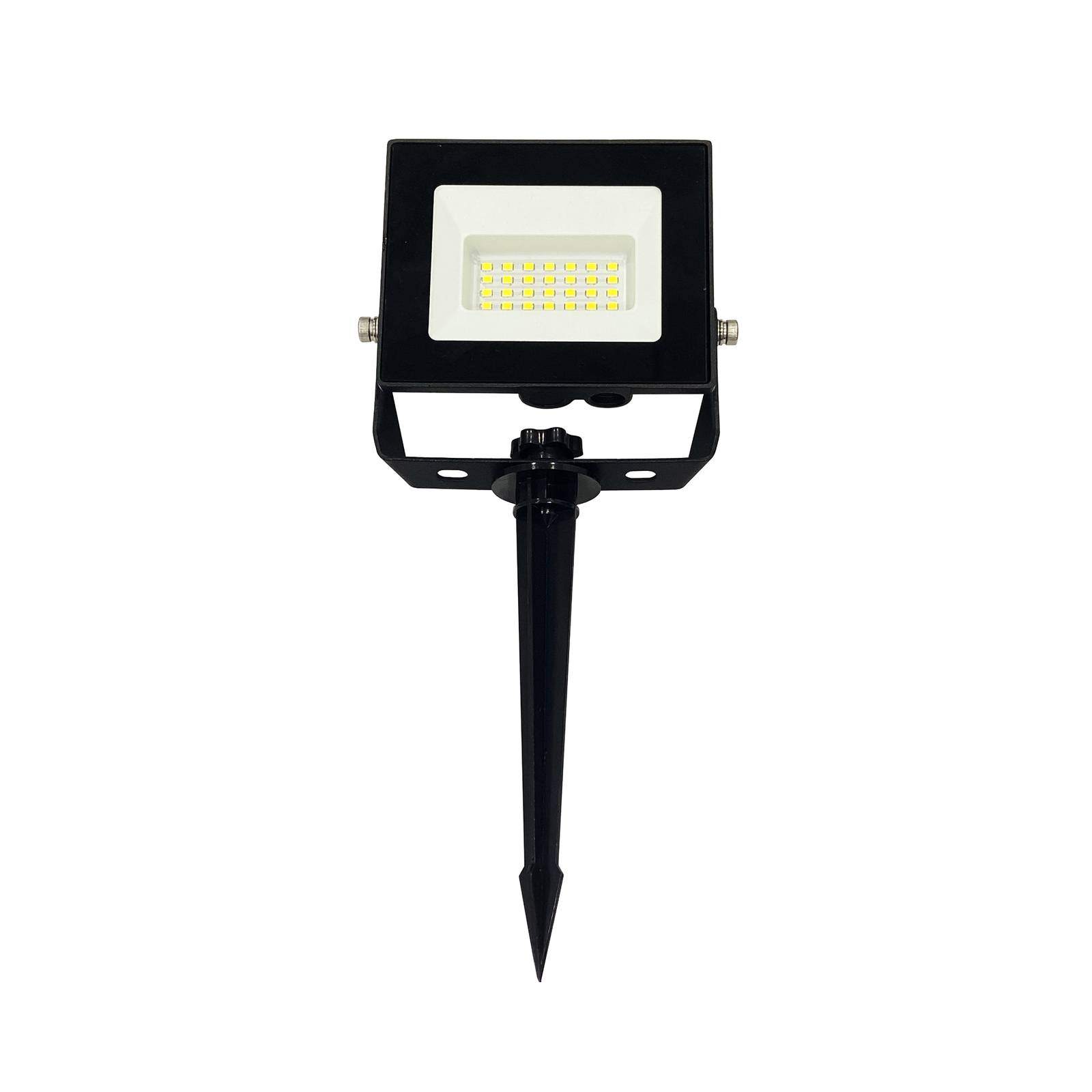 LED-Flutlichtstrahler Bolton 2.0, 10 W, Erdspieß, Stecker von Heitronic