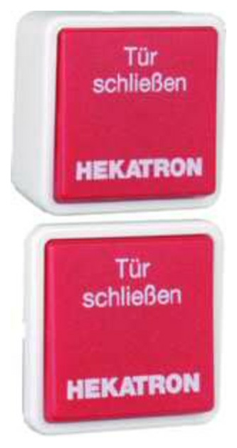 Hekatron HAT 02 HANDAUSLÖSETASTER AP/UP- MONTAGE von Hekatron