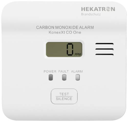 Hekatron KonexXt CO One Kohlenmonoxid-Melder inkl. 10 Jahres-Batterie batteriebetrieben detektiert K von Hekatron