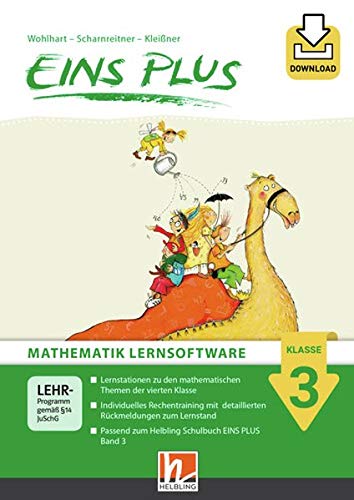 EINS PLUS 3 Mathematik Lernsoftware - Box mit Booklet und Download-Code, AUSGABE ÖSTERREICH! von Helbling Verlagsgesellschaft mbH
