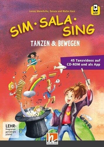 SIM•SALA•SING - Tanzen & Bewegen - 45 Tanzvideos auf DVD-ROM und als App von Helbling