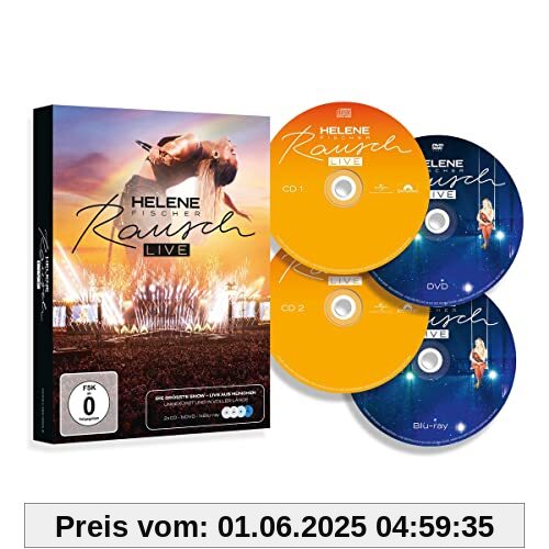 Rausch Live (Das größte Konzert ungekürzt live aus München) 2CD/DVD/BluRay von Helene Fischer