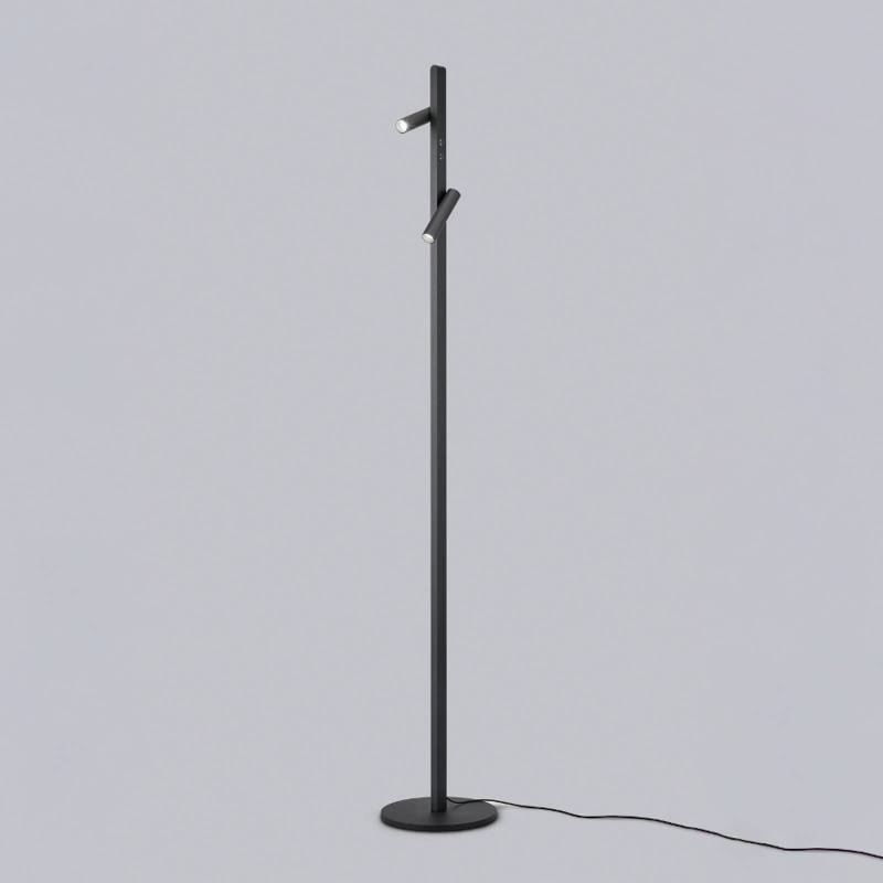 Helestra Coni LED-Stehlampe 2 Spots 160cm schwarz von Helestra