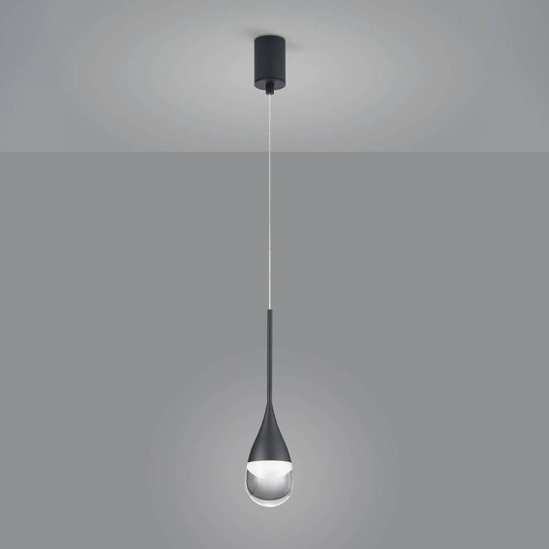 Helestra Deep LED-Hängeleuchte, matt schwarz von Helestra