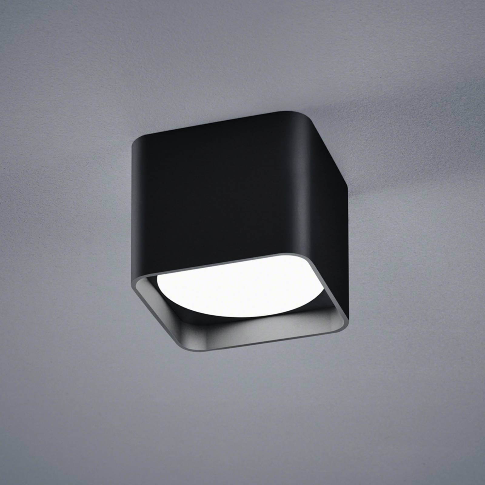 Helestra Dora LED-Deckenleuchte eckig schwarz matt Helestra Dora LED-Deckenleuchte eckig schwarz matt von Helestra