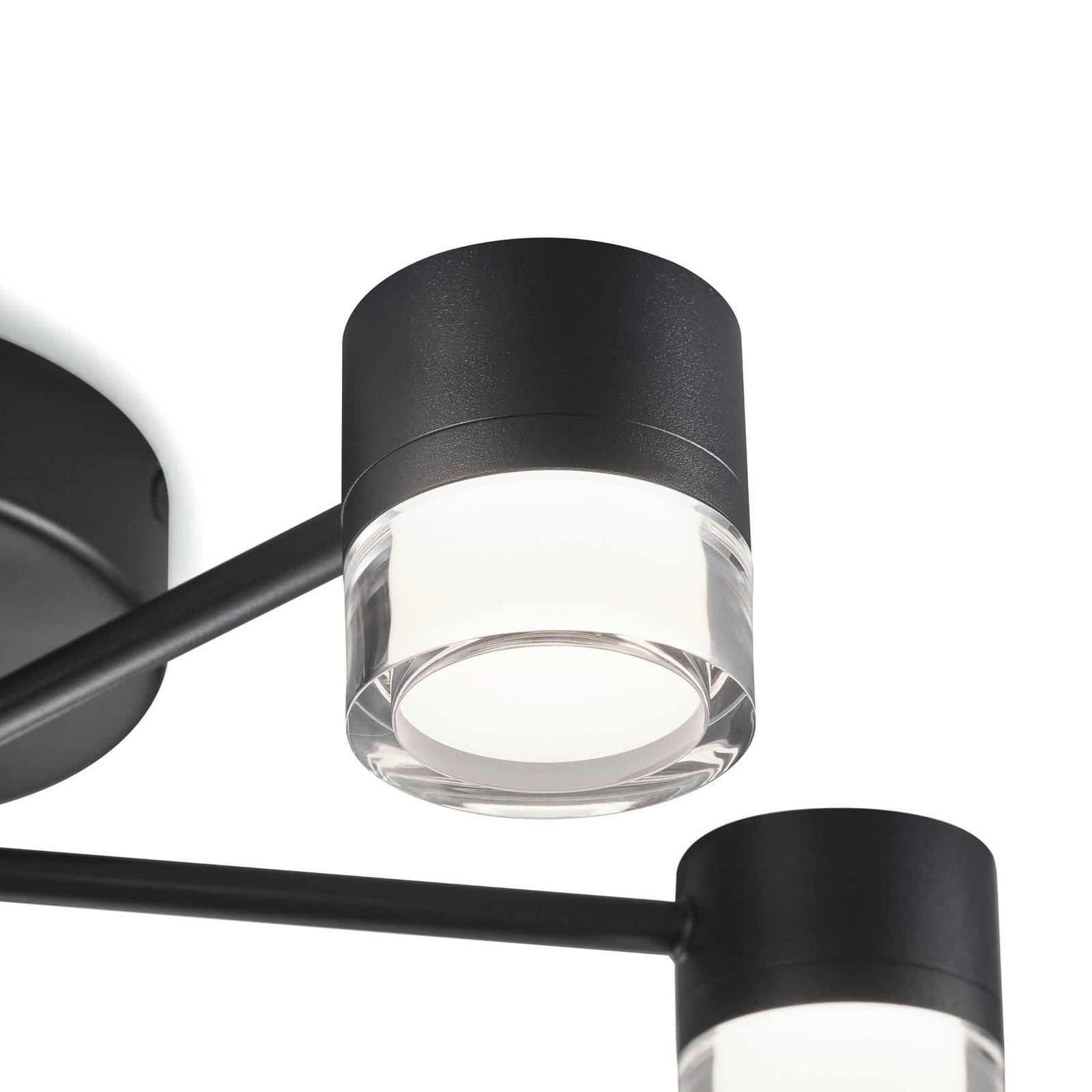 Helestra Kala LED-Deckenleuchte, schwarz, 11-flg. Helestra Kala LED-Deckenleuchte, schwarz, 11-flg. von Helestra