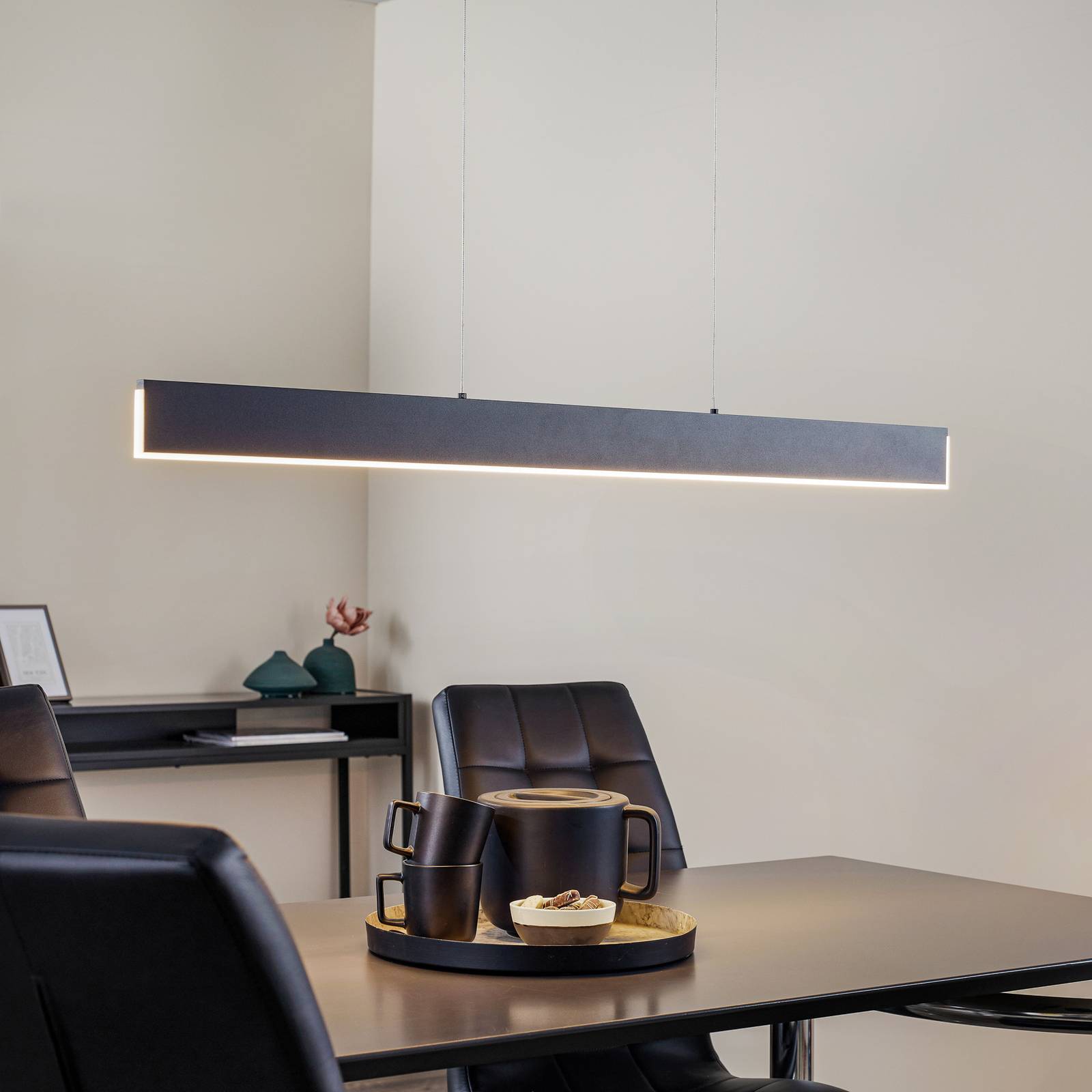 Helestra Nex LED-Pendelleuchte schwarz matt Helestra Nex LED-Pendelleuchte schwarz matt von Helestra