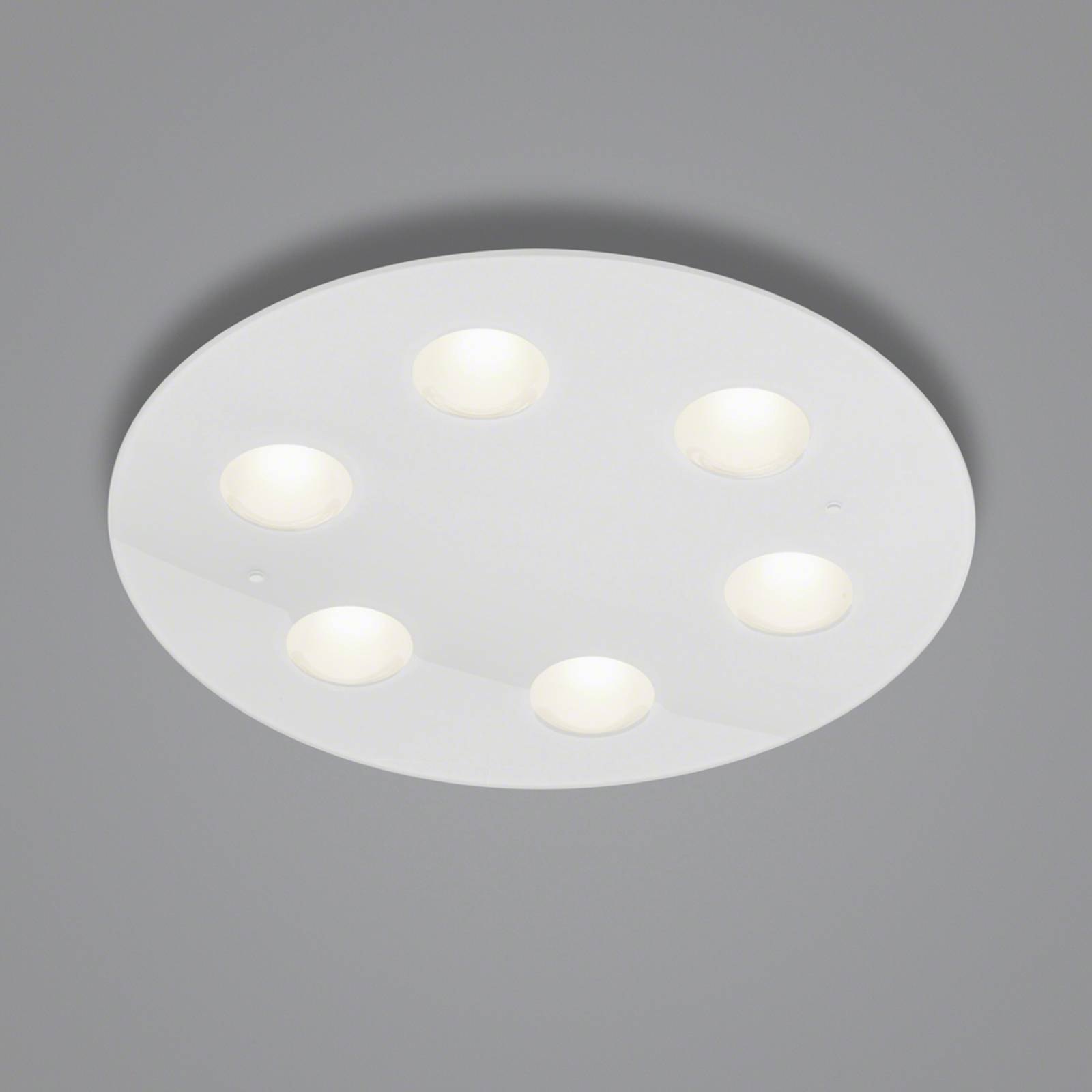 Helestra Nomi LED-Deckenleuchte Ø49cm dim weiß Helestra Nomi LED-Deckenleuchte Ø49cm dim weiß von Helestra