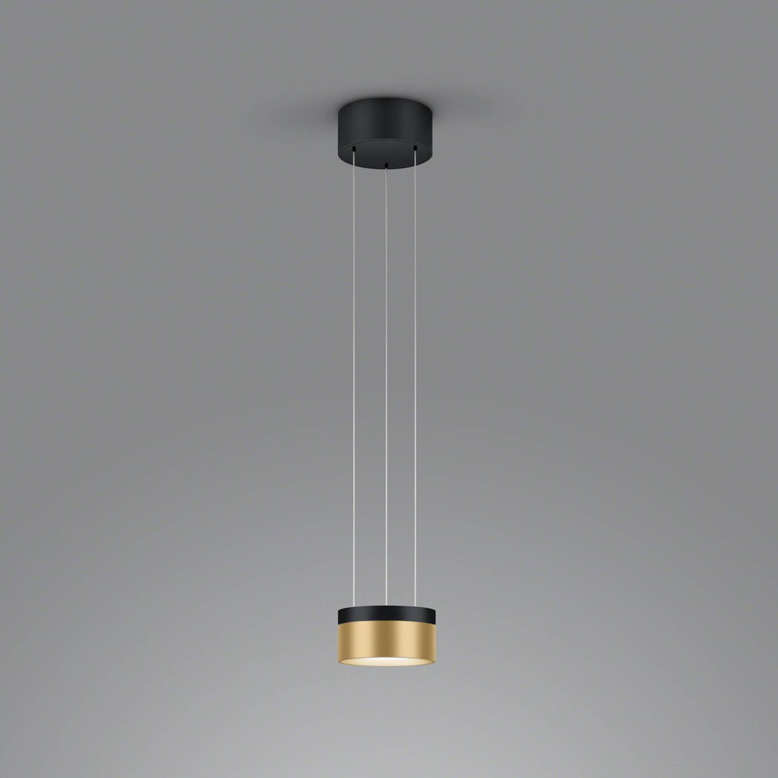 Helestra Oda LED-Hängeleuchte schwarz/gold Helestra Oda LED-Hängeleuchte schwarz/gold von Helestra