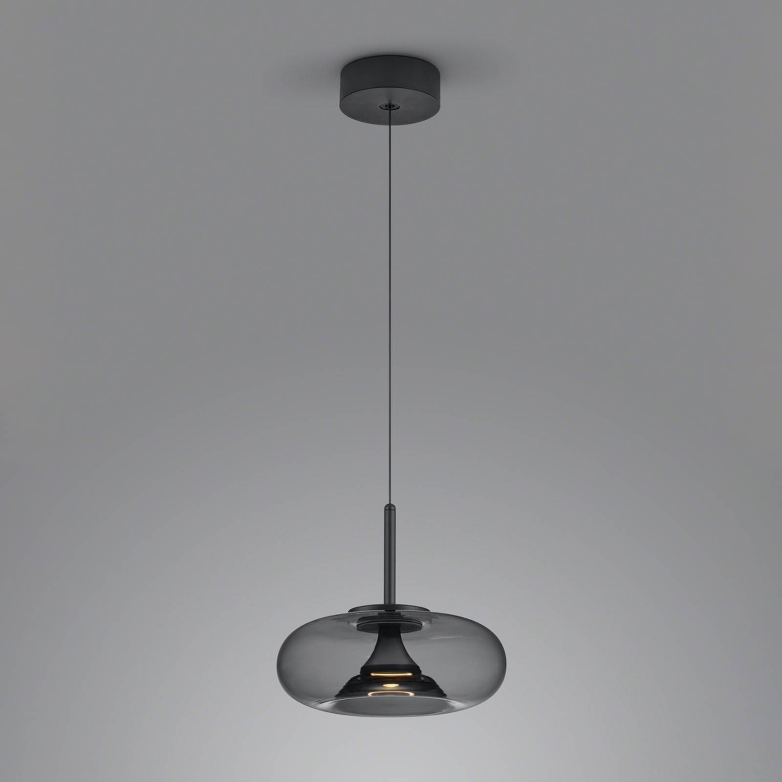 Helestra Sica LED-Hängeleuchte schwarz/rauchgrau Helestra Sica LED-Hängeleuchte schwarz/rauchgrau von Helestra