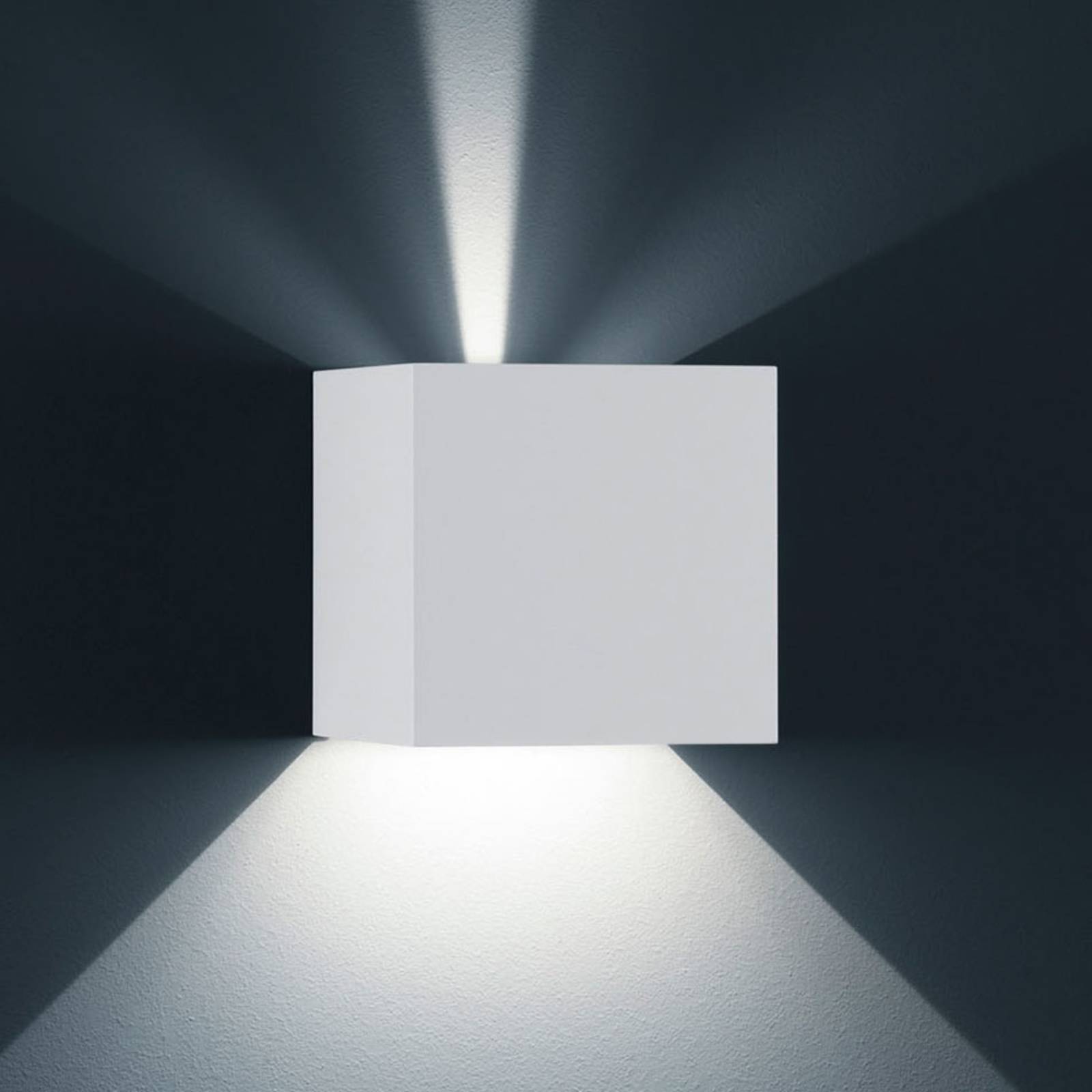 Helestra Siri 44 L Außenwandlampe up/down weiß Helestra Siri 44 L Außenwandlampe up/down weiß von Helestra