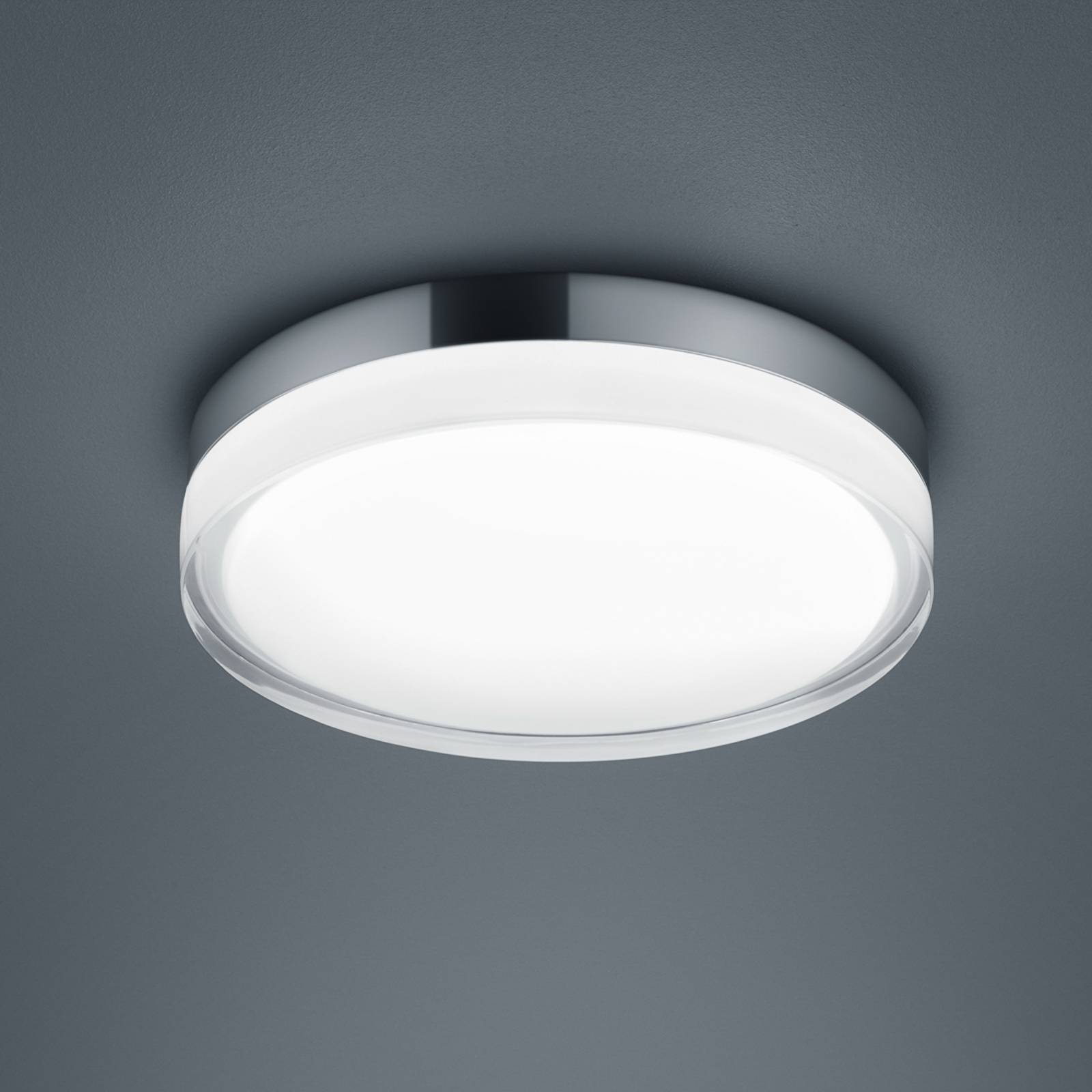 Helestra Tana LED-Deckenleuchte, chrom, Ø 28 cm Helestra Tana LED-Deckenleuchte, chrom, Ø 28 cm von Helestra