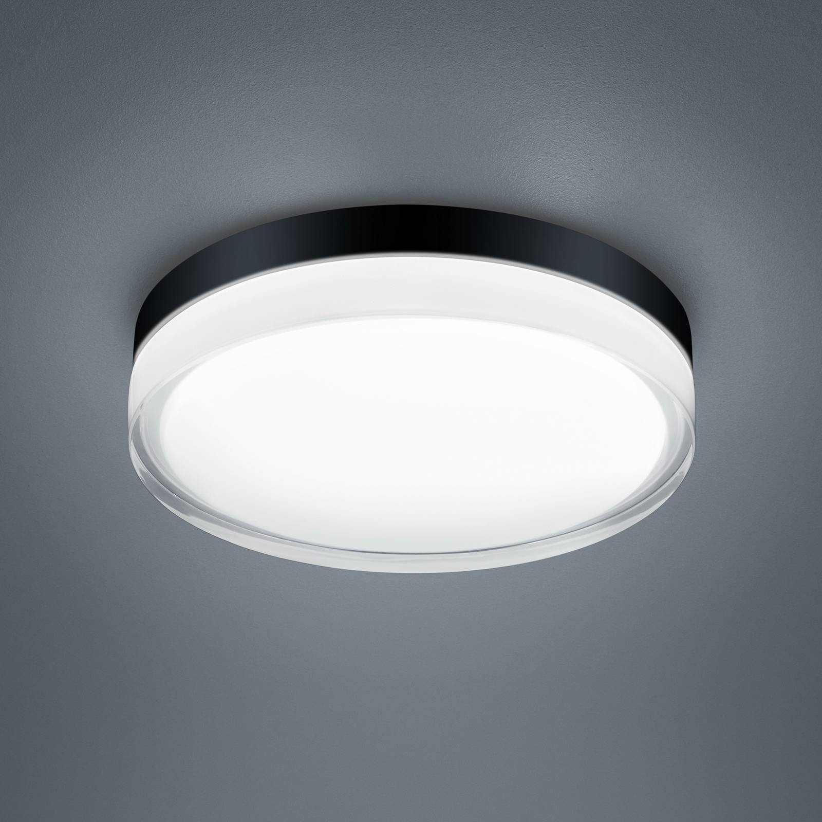 Helestra Tana LED-Deckenleuchte, schwarz, Ø 28 cm Helestra Tana LED-Deckenleuchte, schwarz, Ø 28 cm von Helestra