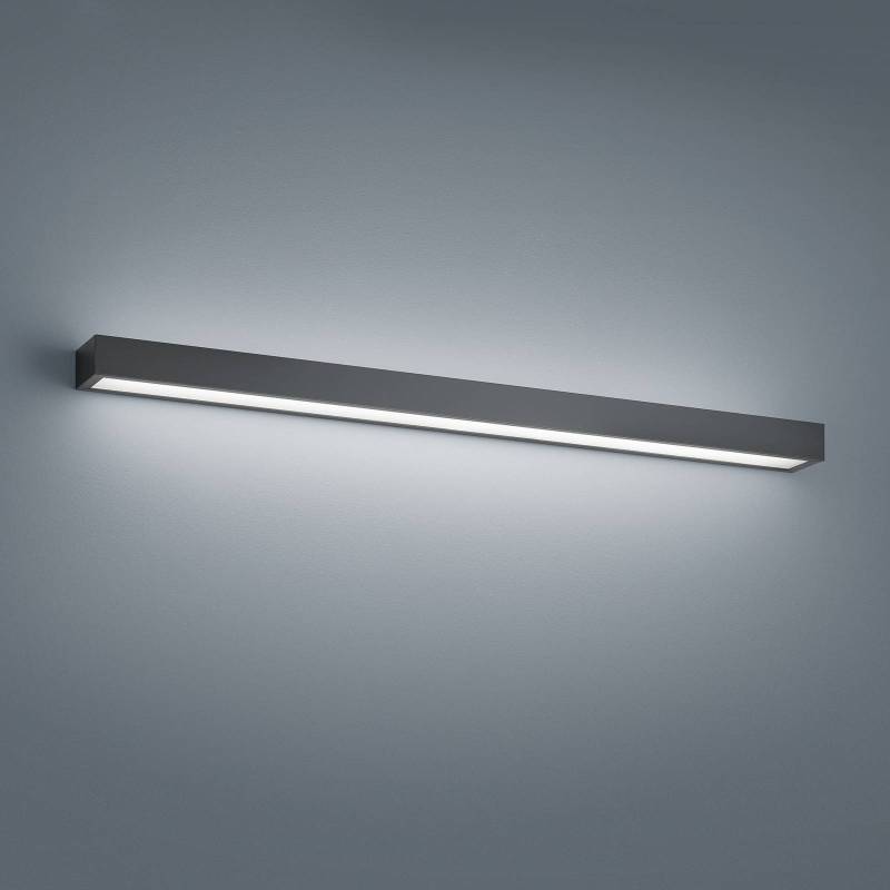 Helestra Theia LED-Wandleuchte, matt schwarz 90 cm von Helestra