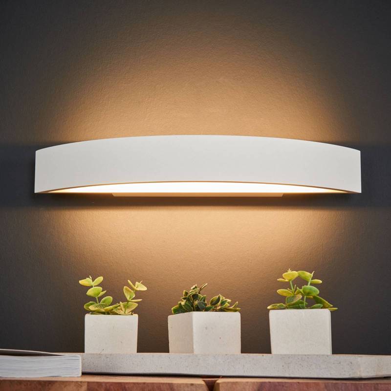 Helestra Yona LED-Wandlampe, weiß, 37,5 cm von Helestra