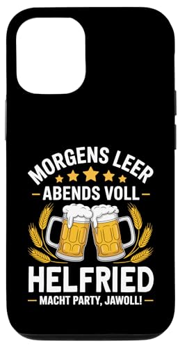 Morgens Leer Abends Voll lustiger Bier Spruch Helfried Hülle für iPhone 12/12 Pro Morgens Leer Abends Voll lustiger Bier Spruch Helfried Hülle für iPhone 12/12 Pro von Helfried Spruch lustiger Bier Spruch Vatertag