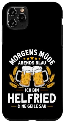 Morgens Müde Abends Blau lustiger Bier Spruch Helfried Hülle für iPhone 11 Pro Max Morgens Müde Abends Blau lustiger Bier Spruch Helfried Hülle für iPhone 11 Pro Max von Helfried Spruch lustiger Bier Spruch Vatertag