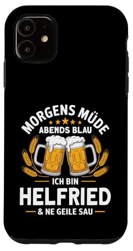 Morgens Müde Abends Blau lustiger Bier Spruch Helfried Hülle für iPhone 11 Morgens Müde Abends Blau lustiger Bier Spruch Helfried Hülle für iPhone 11 von Helfried Spruch lustiger Bier Spruch Vatertag