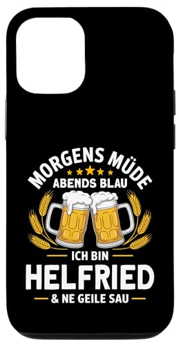 Morgens Müde Abends Blau lustiger Bier Spruch Helfried Hülle für iPhone 12/12 Pro Morgens Müde Abends Blau lustiger Bier Spruch Helfried Hülle für iPhone 12/12 Pro von Helfried Spruch lustiger Bier Spruch Vatertag