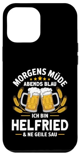 Morgens Müde Abends Blau lustiger Bier Spruch Helfried Hülle für iPhone 12 Pro Max Morgens Müde Abends Blau lustiger Bier Spruch Helfried Hülle für iPhone 12 Pro Max von Helfried Spruch lustiger Bier Spruch Vatertag