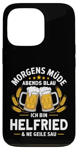 Morgens Müde Abends Blau lustiger Bier Spruch Helfried Hülle für iPhone 13 Pro Morgens Müde Abends Blau lustiger Bier Spruch Helfried Hülle für iPhone 13 Pro von Helfried Spruch lustiger Bier Spruch Vatertag