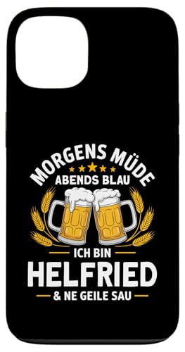 Morgens Müde Abends Blau lustiger Bier Spruch Helfried Hülle für iPhone 13 Morgens Müde Abends Blau lustiger Bier Spruch Helfried Hülle für iPhone 13 von Helfried Spruch lustiger Bier Spruch Vatertag