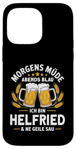 Morgens Müde Abends Blau lustiger Bier Spruch Helfried Hülle für iPhone 14 Pro Max Morgens Müde Abends Blau lustiger Bier Spruch Helfried Hülle für iPhone 14 Pro Max von Helfried Spruch lustiger Bier Spruch Vatertag