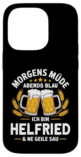 Morgens Müde Abends Blau lustiger Bier Spruch Helfried Hülle für iPhone 14 Pro Morgens Müde Abends Blau lustiger Bier Spruch Helfried Hülle für iPhone 14 Pro von Helfried Spruch lustiger Bier Spruch Vatertag