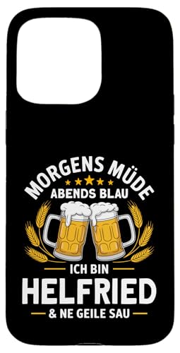 Morgens Müde Abends Blau lustiger Bier Spruch Helfried Hülle für iPhone 15 Pro Max Morgens Müde Abends Blau lustiger Bier Spruch Helfried Hülle für iPhone 15 Pro Max von Helfried Spruch lustiger Bier Spruch Vatertag