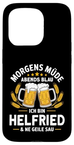 Morgens Müde Abends Blau lustiger Bier Spruch Helfried Hülle für iPhone 15 Pro Morgens Müde Abends Blau lustiger Bier Spruch Helfried Hülle für iPhone 15 Pro von Helfried Spruch lustiger Bier Spruch Vatertag