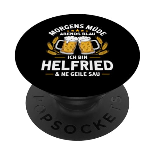 Morgens Müde Abends Blau lustiger Bier Spruch Helfried PopSockets Klebender PopGrip Morgens Müde Abends Blau lustiger Bier Spruch Helfried PopSockets Klebender PopGrip von Helfried Spruch lustiger Bier Spruch Vatertag