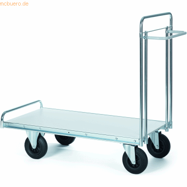 Helge Nyberg Stapelwagen Serie 400 Modell 54 1 Etage 120x52cm silber von Helge Nyberg