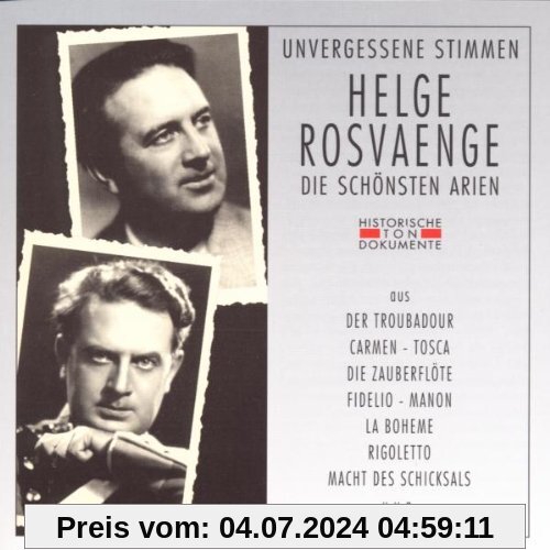Die schönsten Opernarien (Aufnahmen 1937-1943) von Helge Rosvaenge