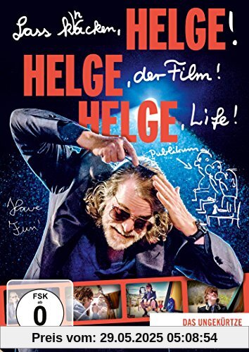 Helge Schneider - Lass knacken, HELGE, HELGE, der Film! HELGE Life!  (DVD + CD) von Helge Schneider